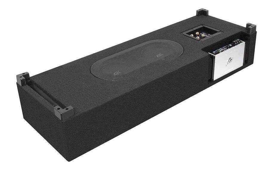 ESX DBX600Q bass-refex kist + ESX Quantum QL500.2 versterker, Ophalen of Verzenden, Zo goed als nieuw