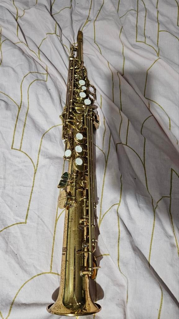 Soprano, Musique & Instruments, Instruments à vent | Saxophones, Utilisé, Soprano, Avec valise