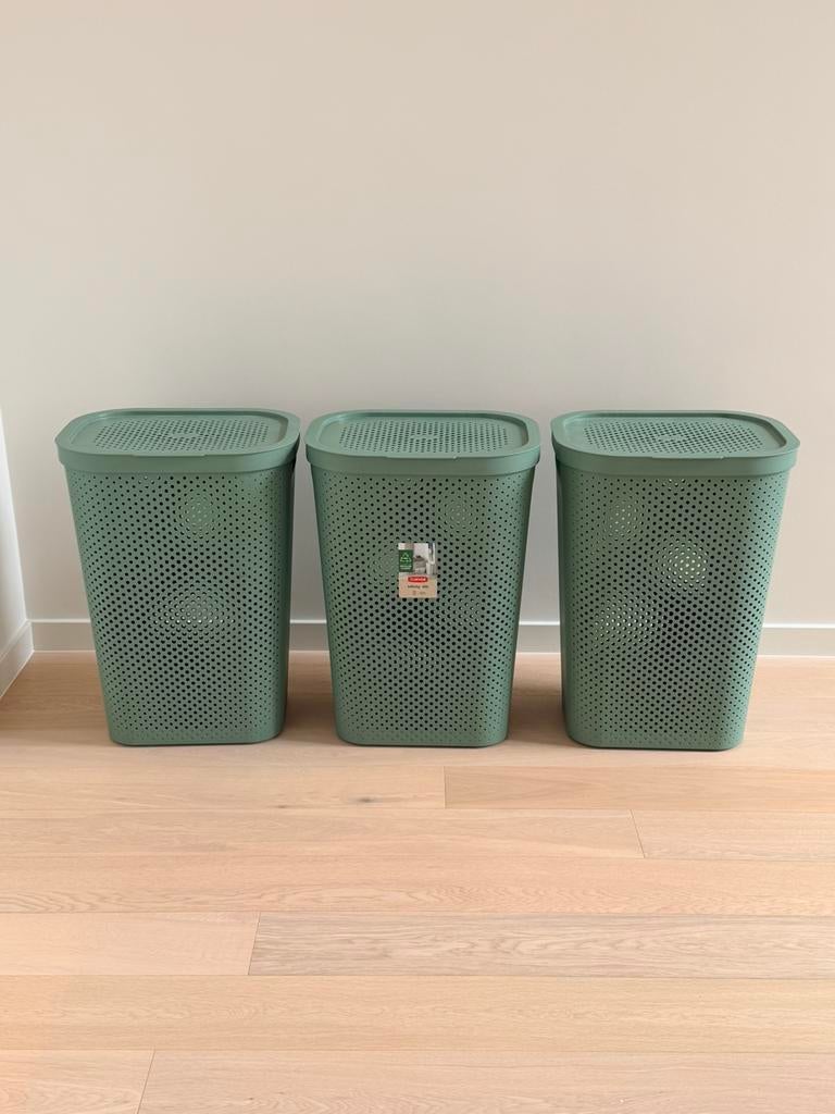 3 Curver Infinity Wasmanden 60l, Huis en Inrichting, Ophalen, Zo goed als nieuw
