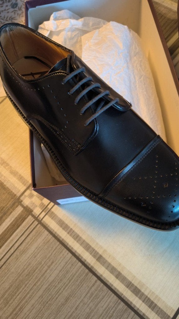 nieuwe herenschoenen, Ophalen, Nieuw, Zwart, Veterschoenen