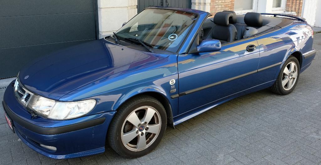 SAAB 9-3 Turbo, Autos, Saab, Cuir, Cabriolet, Boîte manuelle, Noir