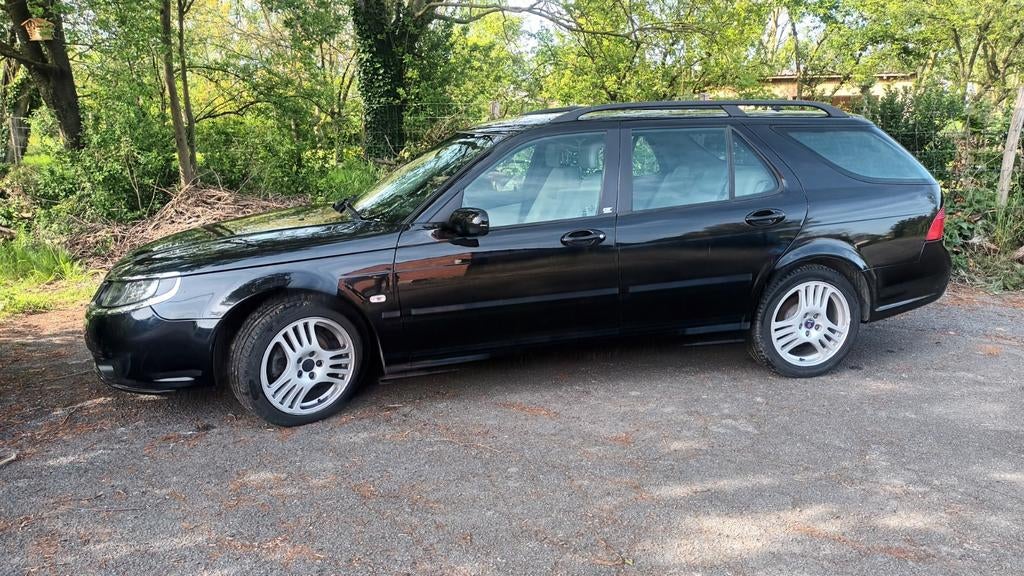 Saab 95, Auto's, Saab, Beige, Beige, Leder, Diesel