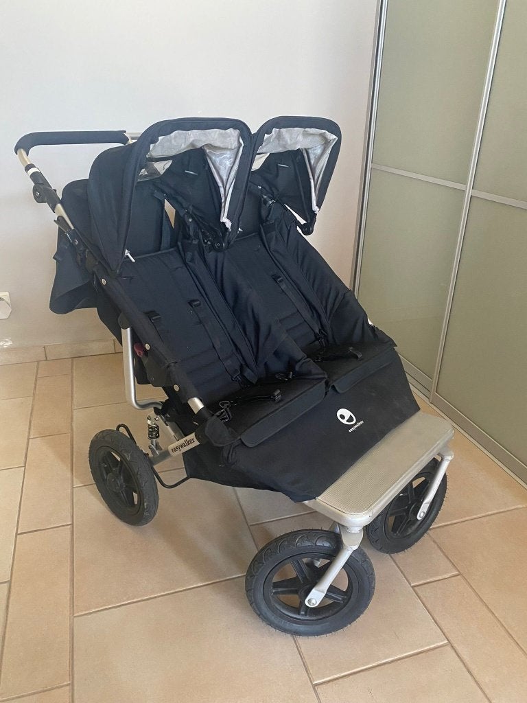 Easywalker duo Buggy met ligmand, Kinderen en Baby's, Ophalen, Gebruikt, Overige merken, Zonnekap