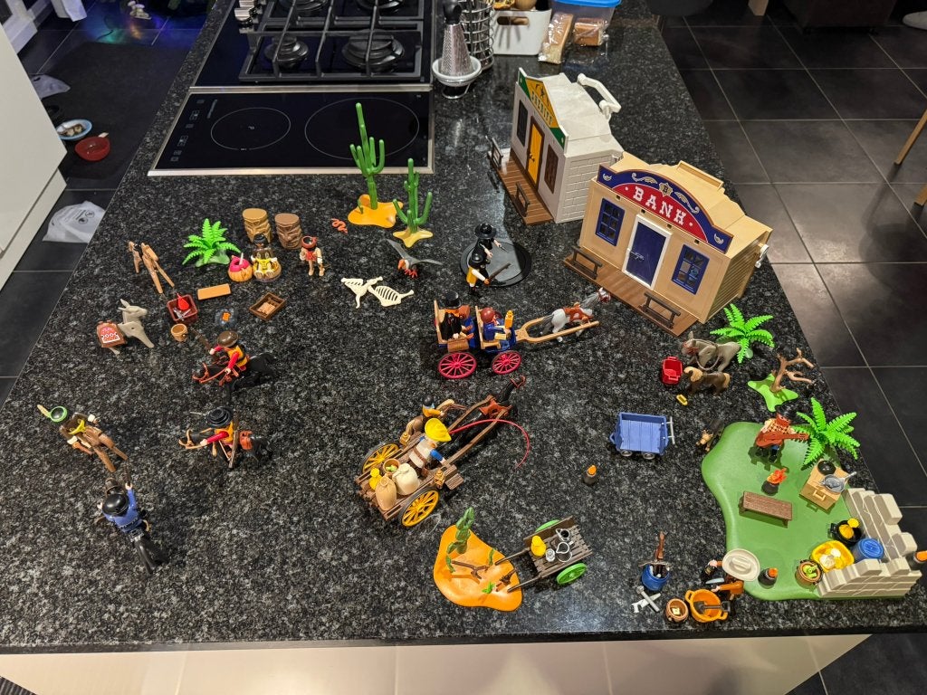 Playmobil - Western, Kinderen en Baby's, Speelgoed | Playmobil, Ophalen, Gebruikt, Losse onderdelen