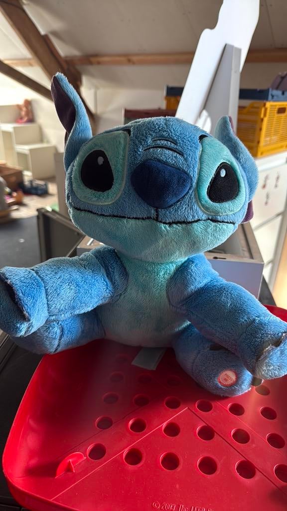 Knuffel van stitch, Ophalen of Verzenden, Zo goed als nieuw
