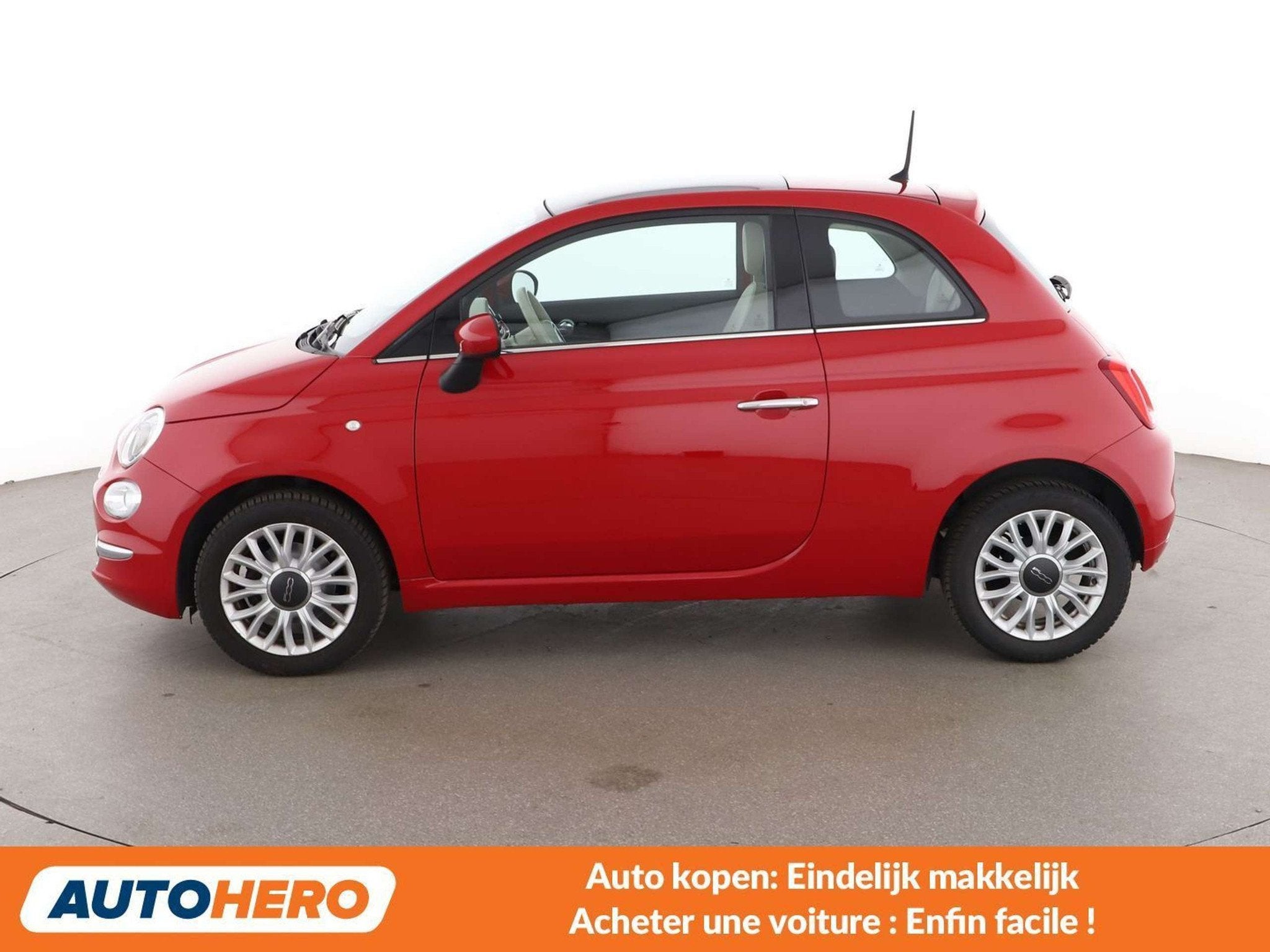 Fiat 500 1.2 Lounge (bj 2018), Auto's, Fiat, Voorwielaandrijving, 4 zetels, Stof, Gebruikt