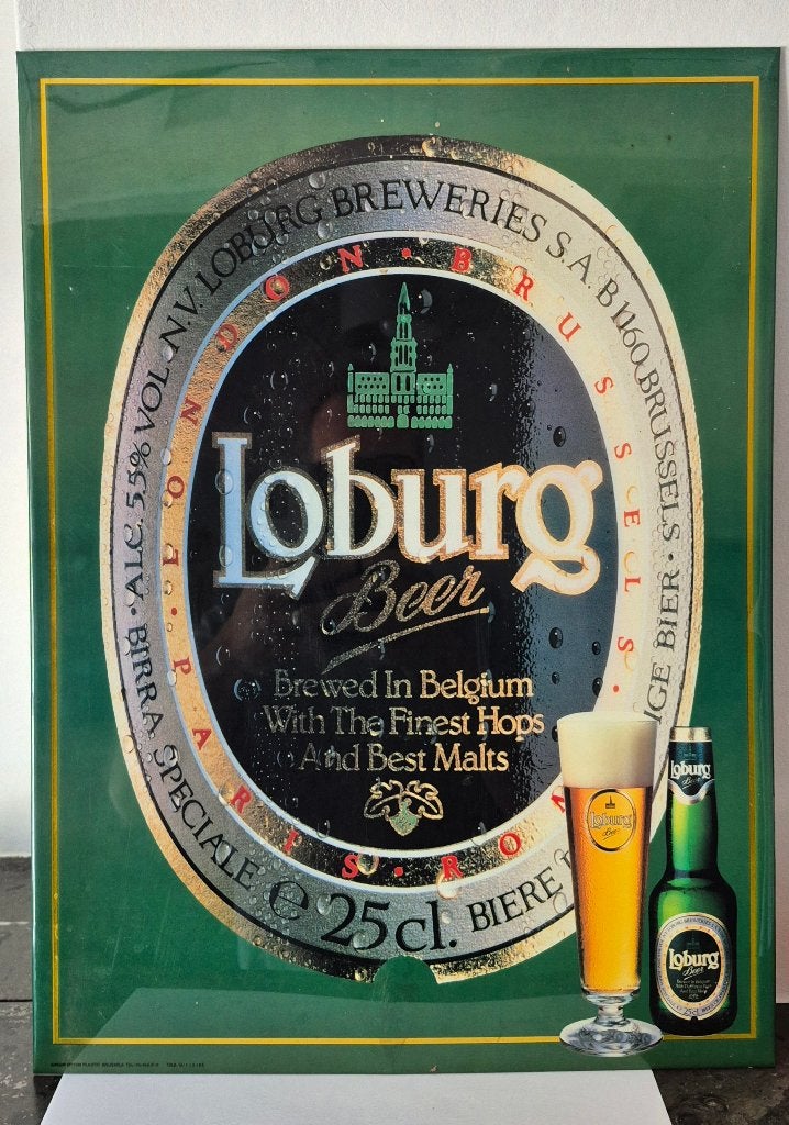 Miroir Loburg, Enlèvement, Utilisé, Panneau, Plaque ou Plaquette publicitaire, Autres marques