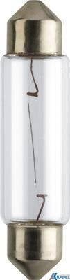 Buis lamp 12 of 24 volt C10W 43mm - 24v, Neuf