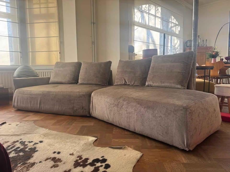 Zetel Italiaans design, Huis en Inrichting, Ophalen, Gebruikt, Stof, Design