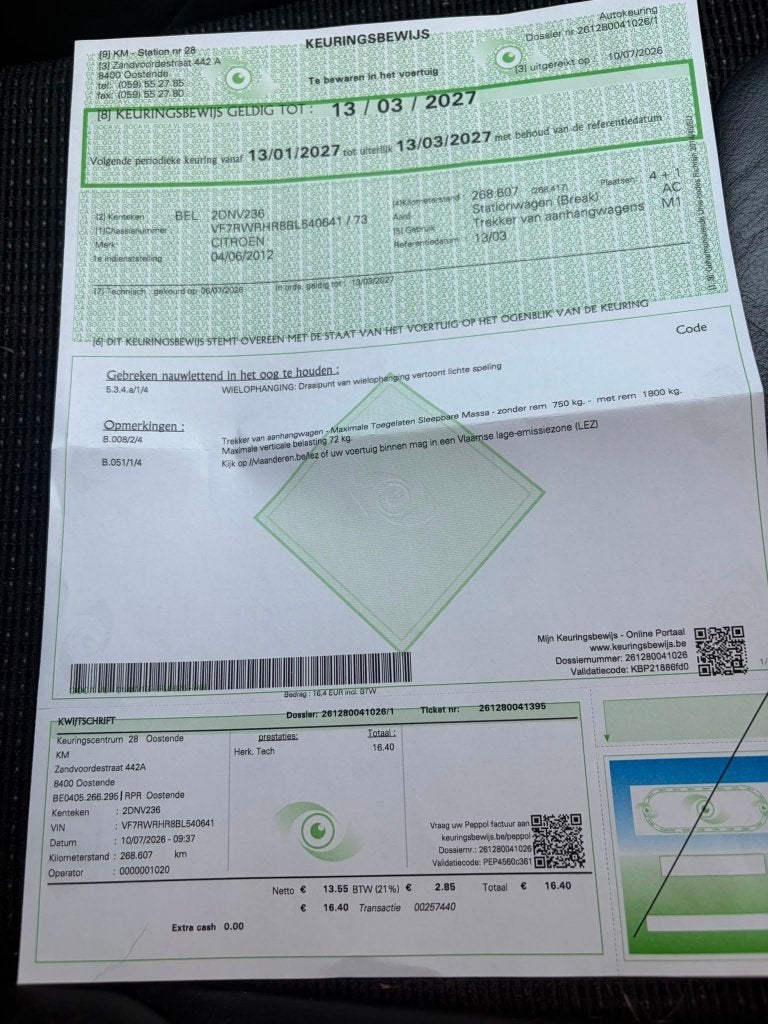 Citroen C5, Auto's, Voorwielaandrijving, Euro 5, Zwart, 4 cilinders