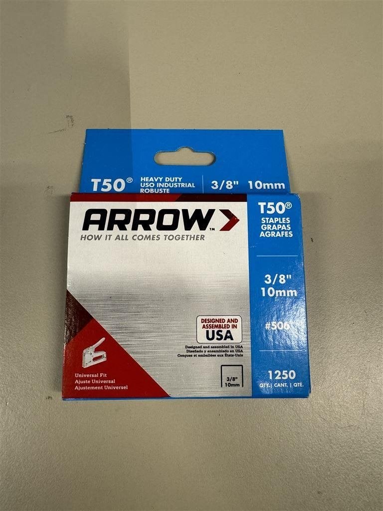 Nietjes Arrow T50 3/8\"10mm, Diversen, Schoolbenodigdheden, Zo goed als nieuw, Ophalen of Verzenden