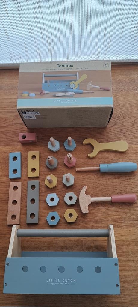 Houten gereedschapskist Little Dutch, Ophalen