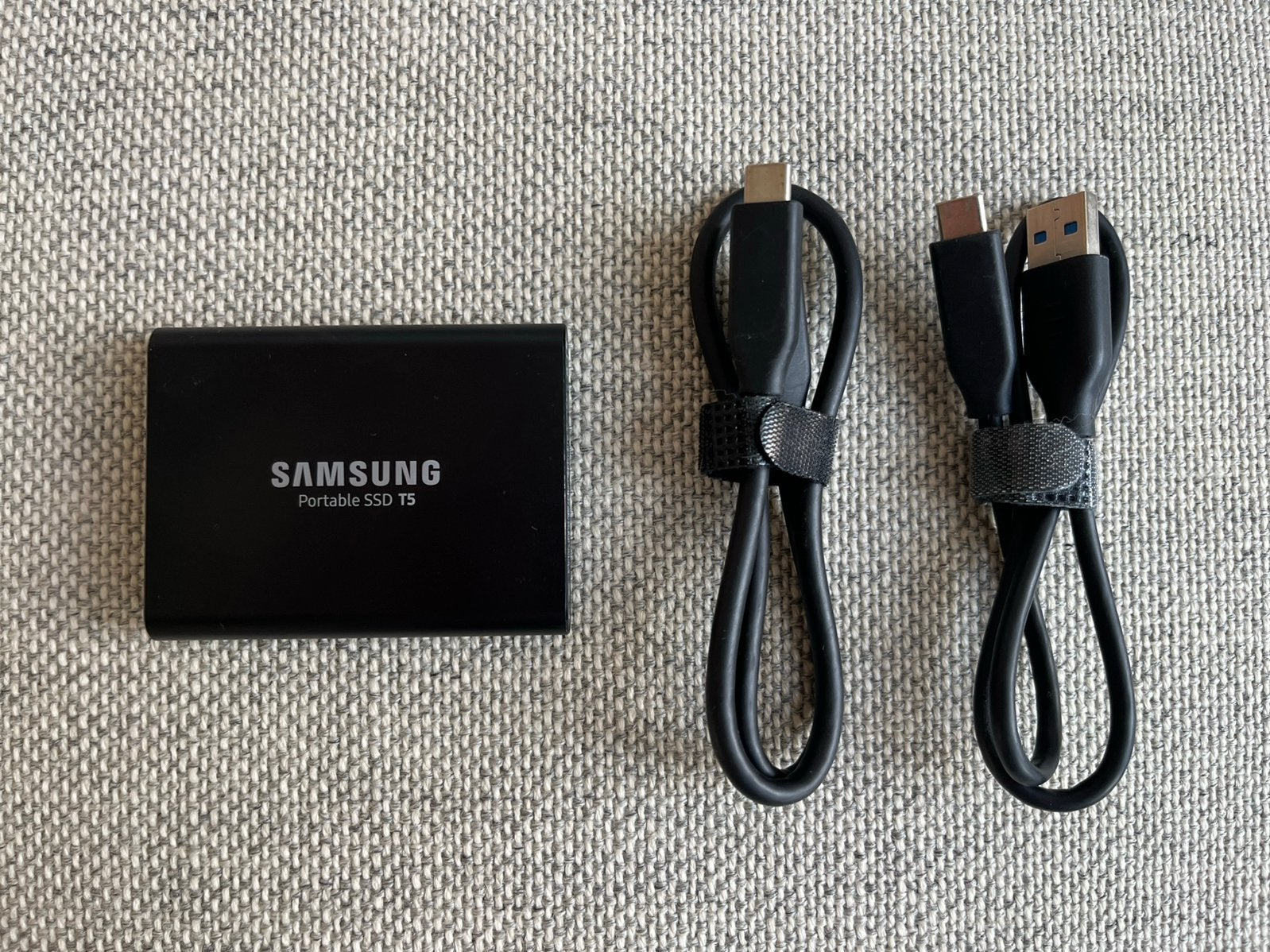 Samsung Portable SSD T5 zwart 2 TB, Ophalen, Zo goed als nieuw