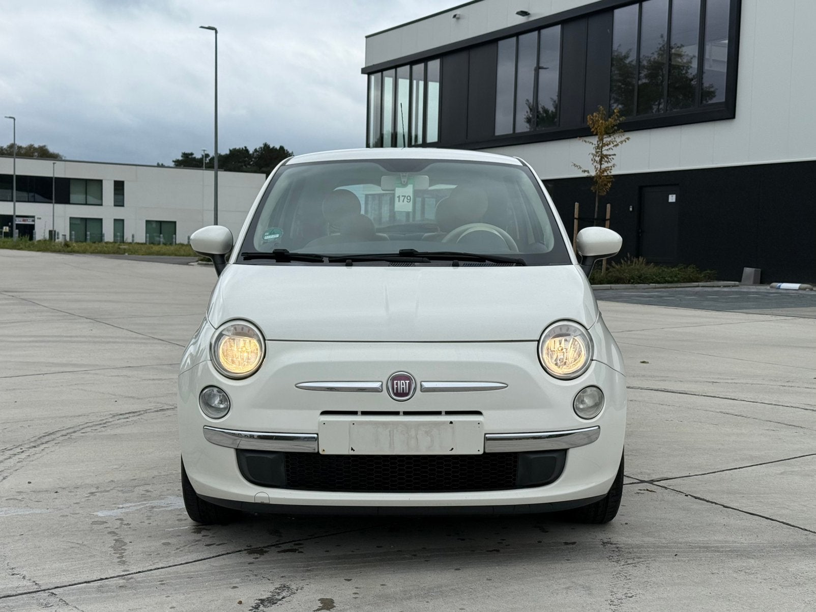 Fiat 500 - 1.2 Benzine - Garantie, Auto's, Stof, Zwart, 4 cilinders, Wit