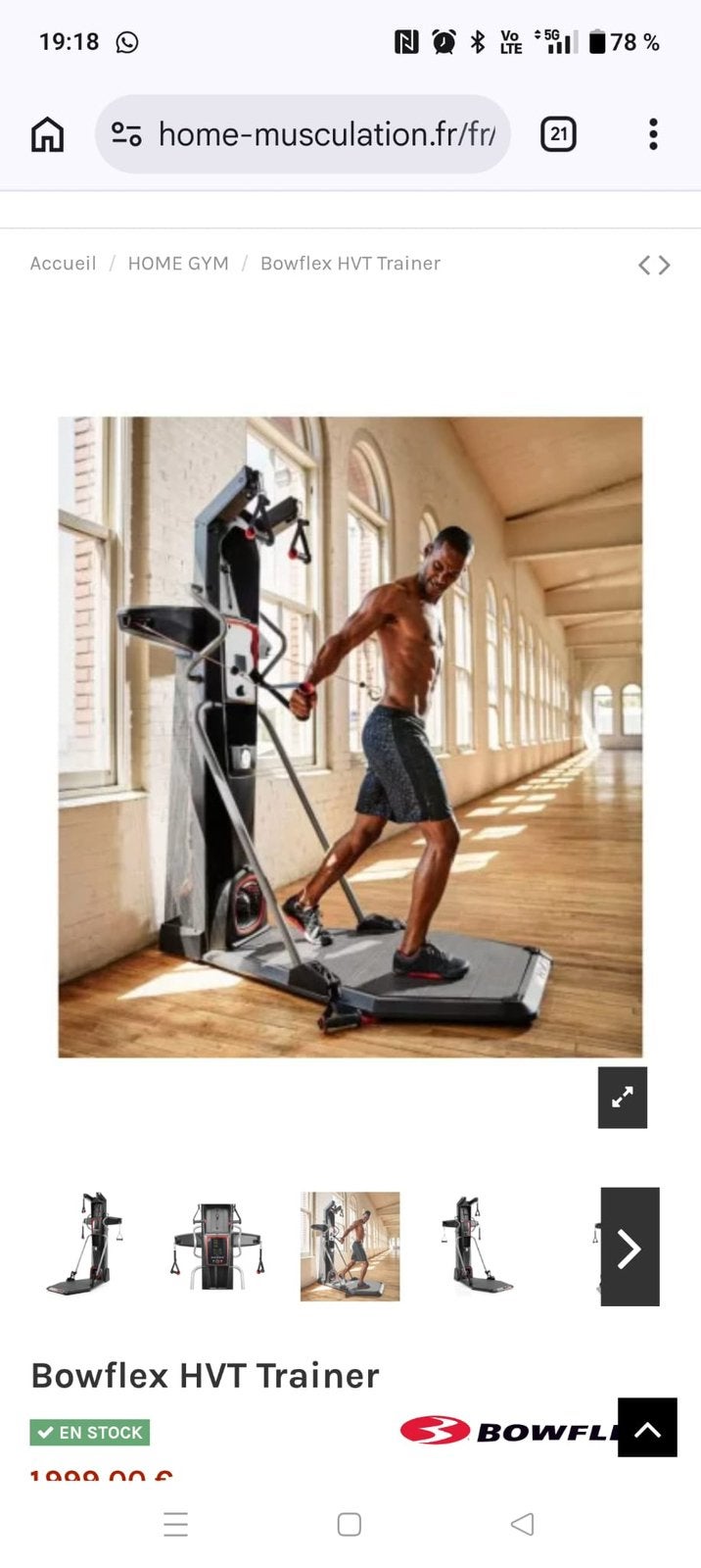 – Machine de sport haut de gamme tout-en-un, Ophalen, Zo goed als nieuw, Armen