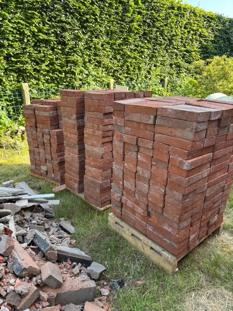Briques de clinker en bon état, Enlèvement, Comme neuf, Briques