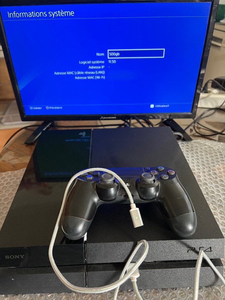 playstation 4 v11.50 ps4 500 gigas, 500 GB, Avec disque dur, Enlèvement ou Envoi, Avec 1 manette