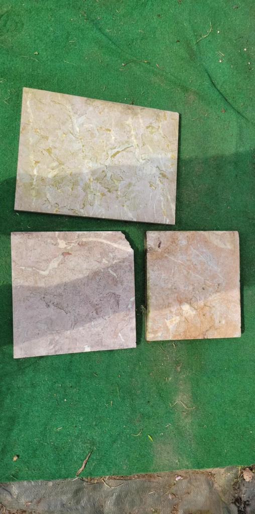Lot 3 plaques de marbre, Enlèvement, Utilisé, Marbre