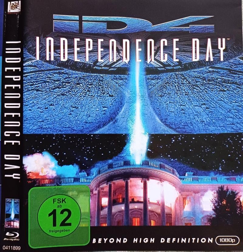 blu ray INDEPENDENCE DAY  WILL SMITH JEFF GOLDBLUM .., Ophalen of Verzenden, Zo goed als nieuw