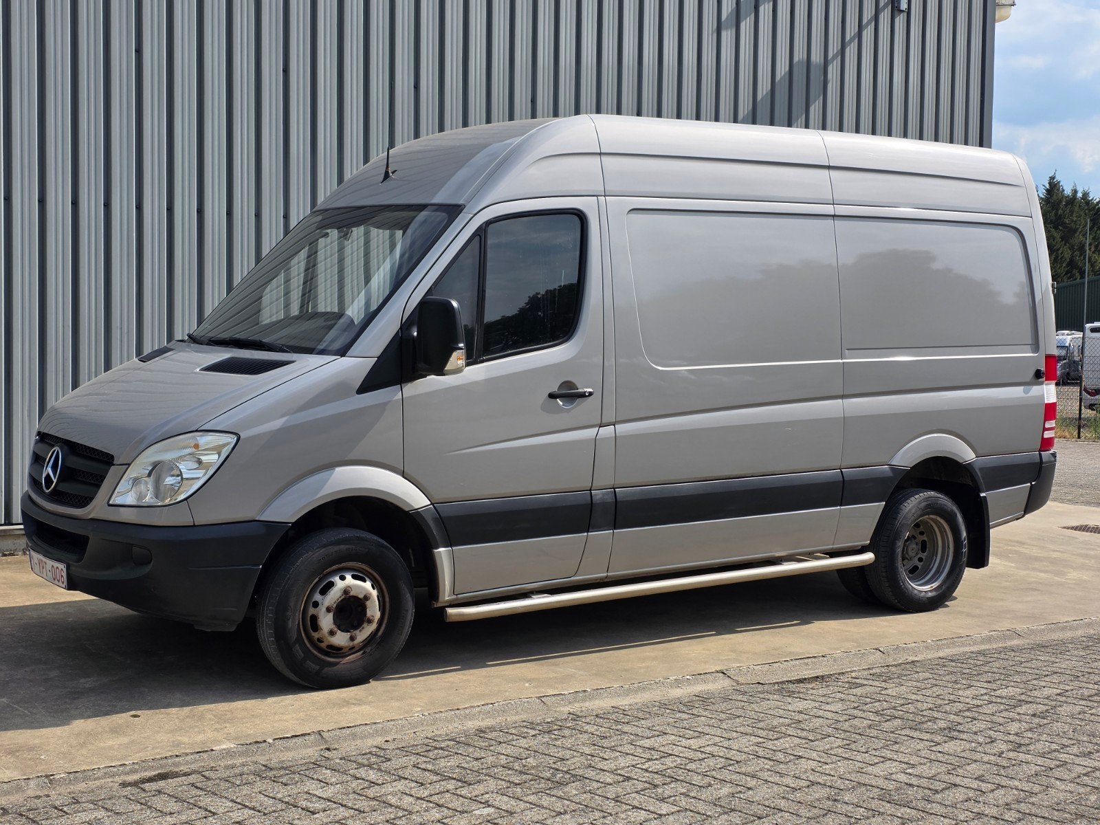 Mercedes Sprinter 518 cdi / v6 / automaat / trekhaak 3500kg, Autos, Camionnettes & Utilitaires, Argent ou Gris, Achat, 135 kW