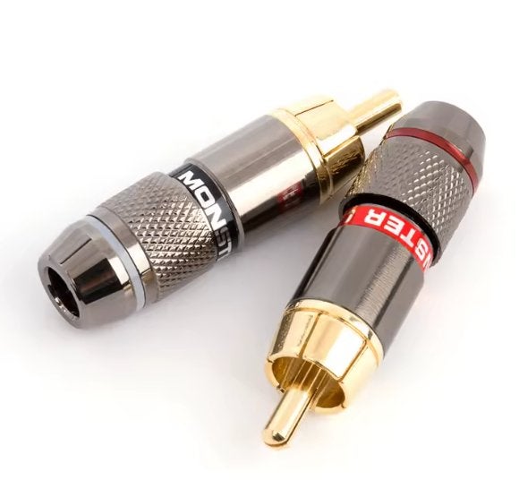 Connecteur audio RCA 4 ou 8 Monster pour connecter vos propr, Neuf, Autres marques, Enlèvement ou Envoi, Haut-parleurs Frontaux, Arrière ou Stéréo