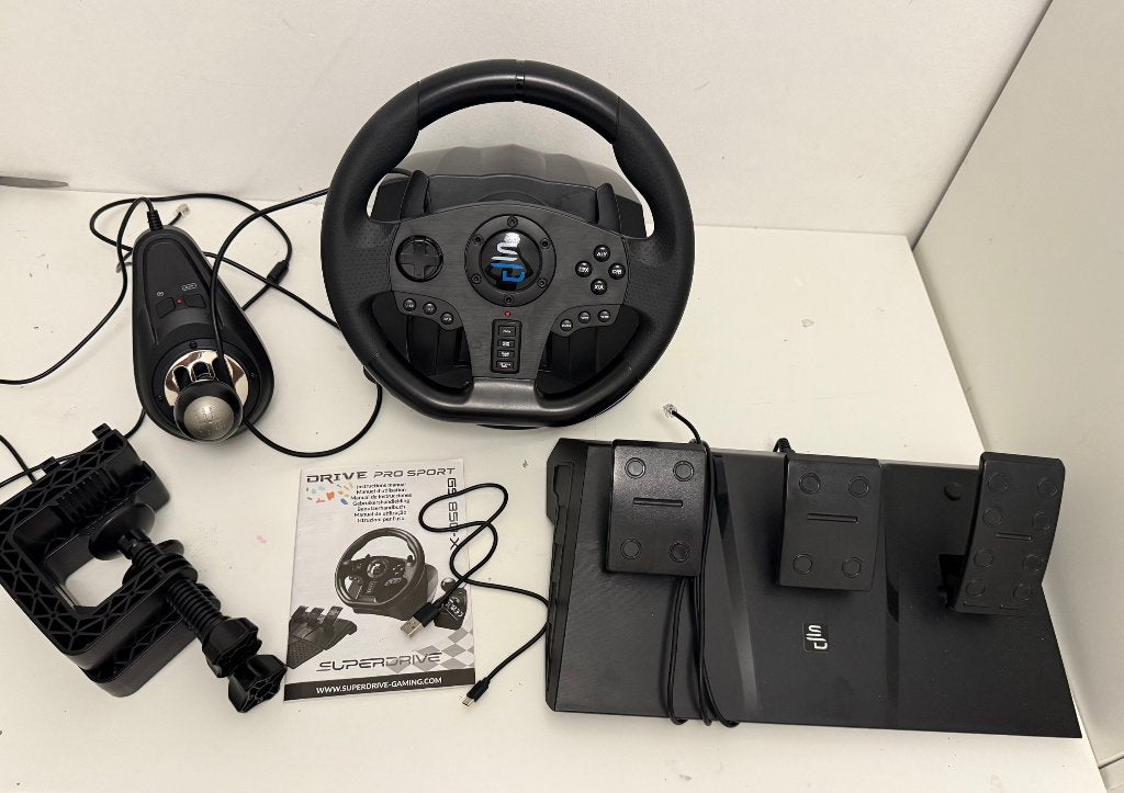 Simulateur superdrive (GS850-X) + pedale + boite de vitesse, Enlèvement ou Envoi, Comme neuf, Xbox, Volant de course