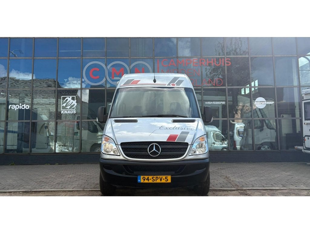 Mercedes-Benz Sprinter CAMP Automaat,Airco,Vastbed, Caravans en Kamperen, Automaat, Buscamper of Camperbus, Mercedes-Benz, Bedrijf