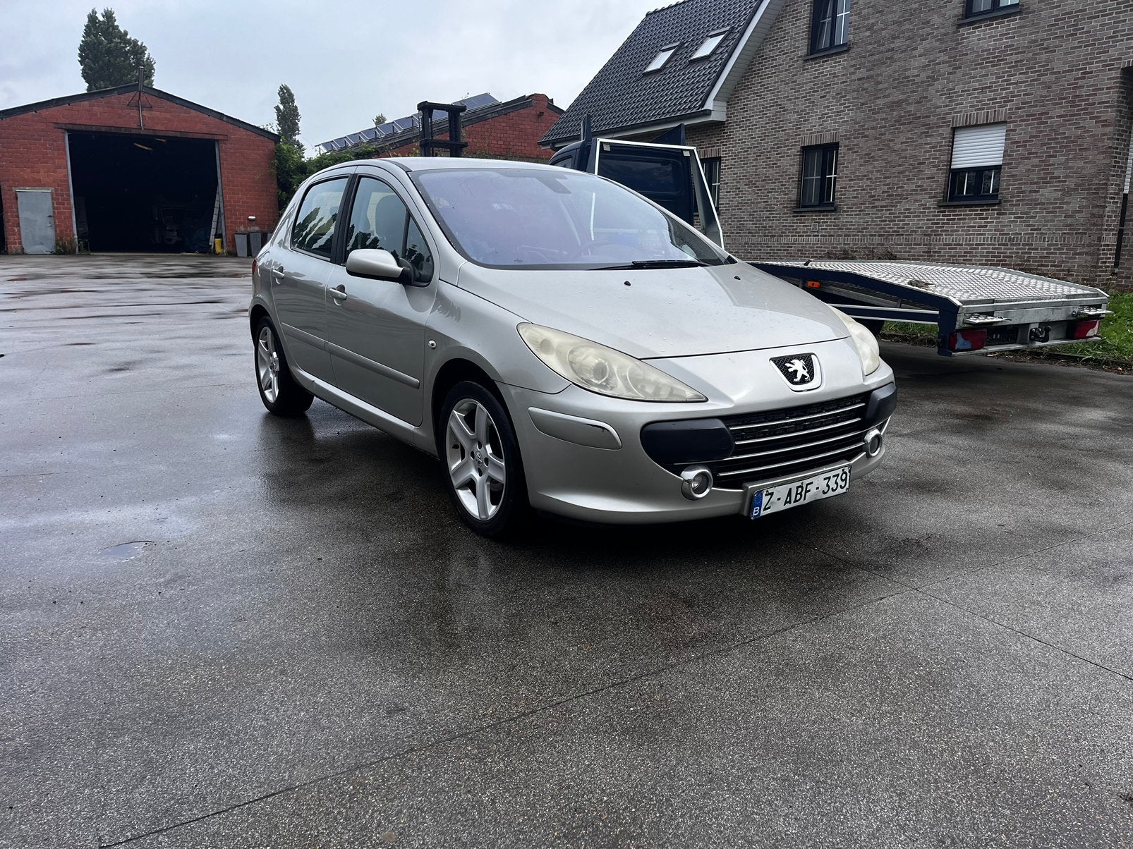 PEGO 307 BENZINE AUTOMAT VAN 2007 MET 137DKM PERFECTE STAAT, Autos, Argent ou Gris, Achat, Entreprise, Berline
