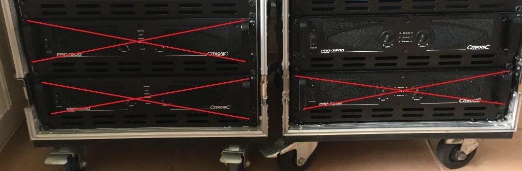 Cironic Ultima Pro 3200 versterker 3200W RMS, Audio, Tv en Foto, Professionele apparaten, Ophalen, Audio