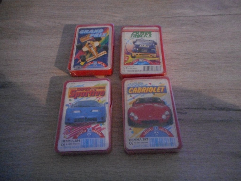 4 oude kwartet spellen, Ophalen of Verzenden, Zo goed als nieuw, Kwartet(ten)