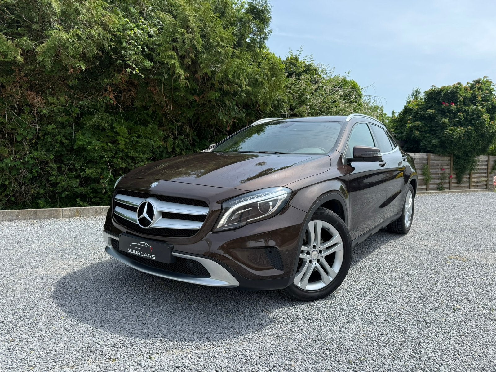 Mercedes-Benz GLA 200d 4-Matic * XENON * LEDER * EURO 6, 4 cilinders, Bruin, Leder, Bedrijf
