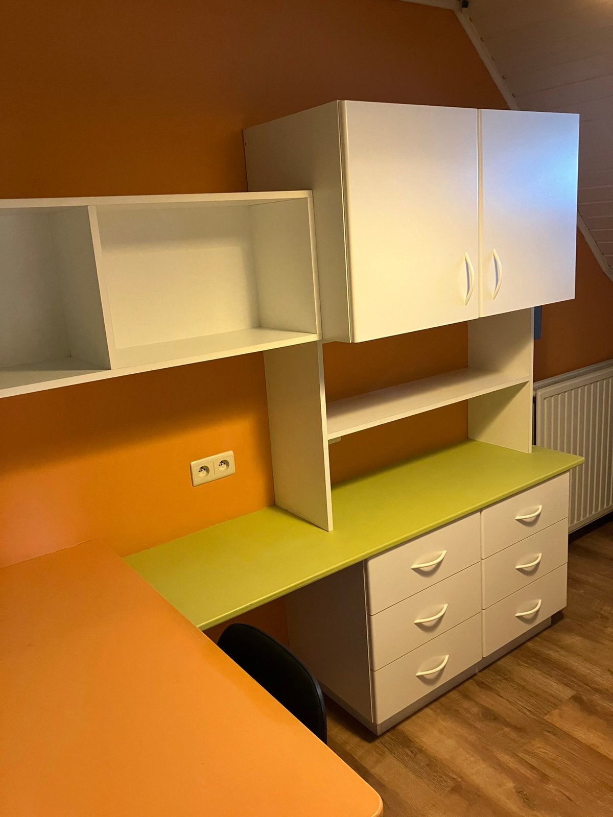 Bureau meubel, Ophalen, Gebruikt, 170 cm of meer, Modern