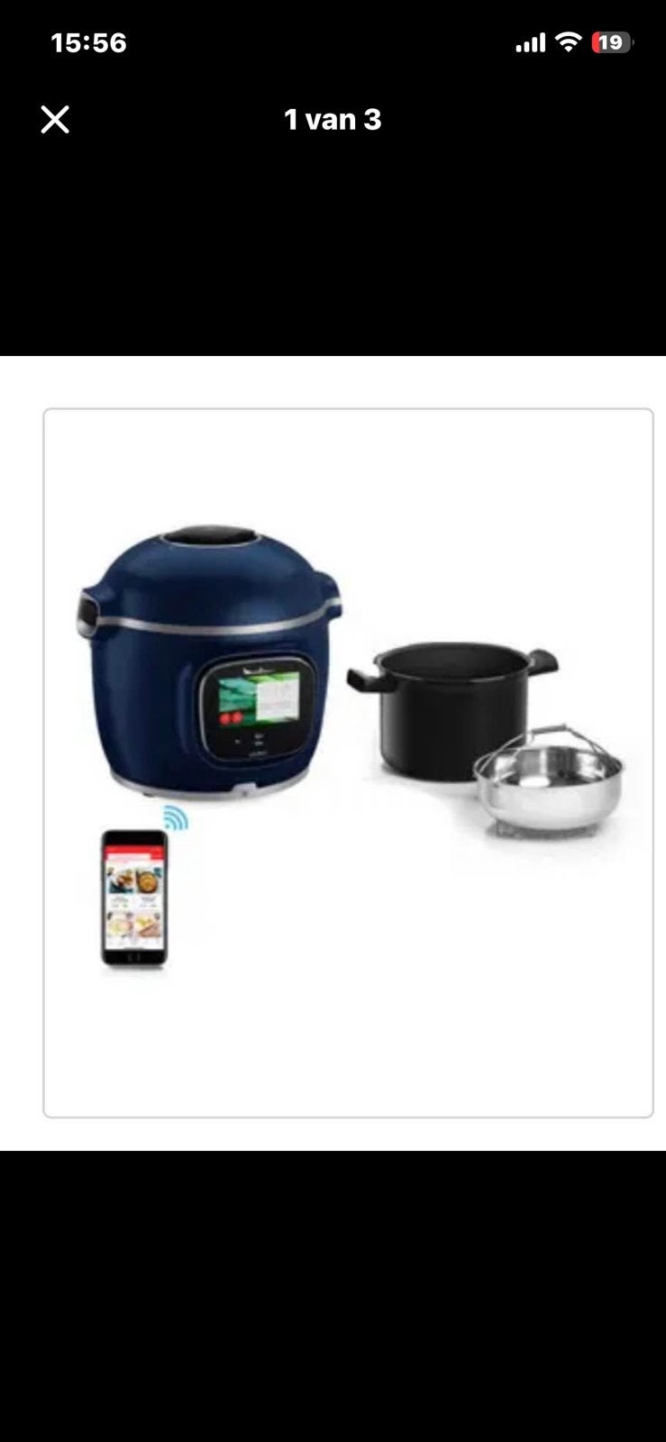Moulinex cookeo touch pro, Elektronische apparatuur, Ophalen, Zo goed als nieuw