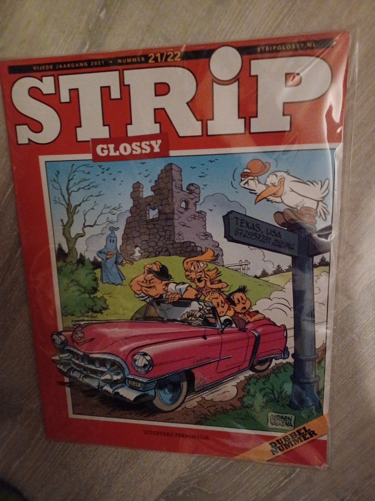StripGlossy 21/22 - 1e druk 2021 - Suske en Wiske special, Verzamelen, Stripfiguren, Ophalen of Verzenden, Suske en Wiske, Nieuw