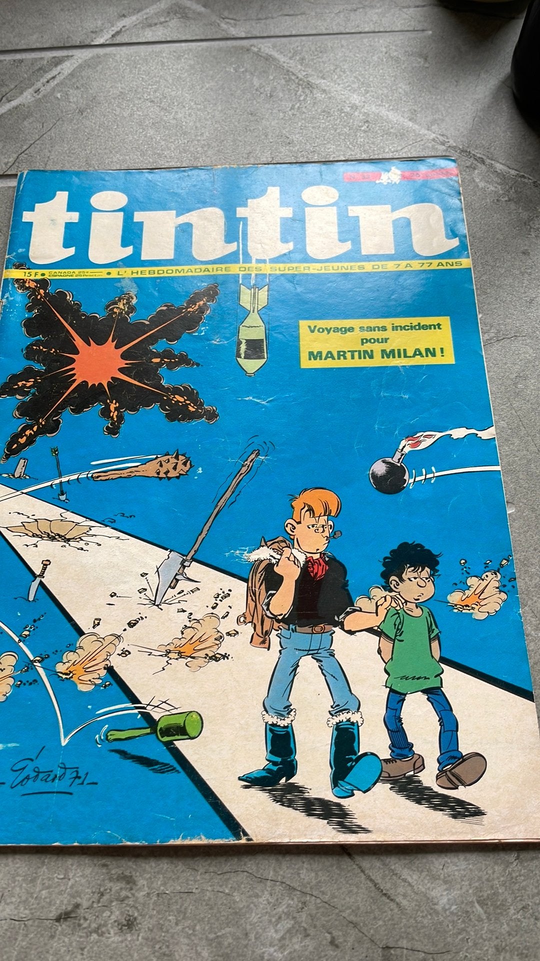 Magaeine tintin 26 annee n*33, Boeken, Ophalen of Verzenden, Zo goed als nieuw