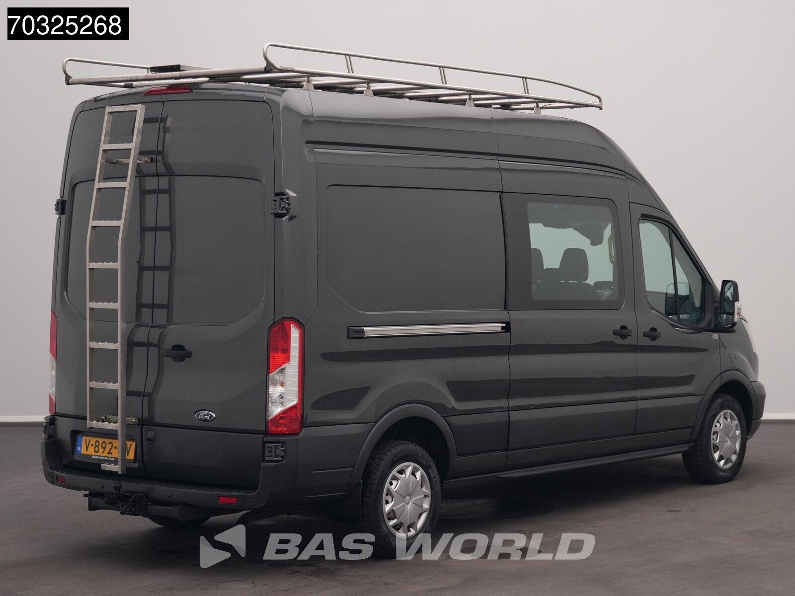 Ford Transit 170pk Dubbel Cabine 170PK L3H3 Hoog Dak Trekhaa, Autos, Argent ou Gris, Achat, Euro 6, Entreprise