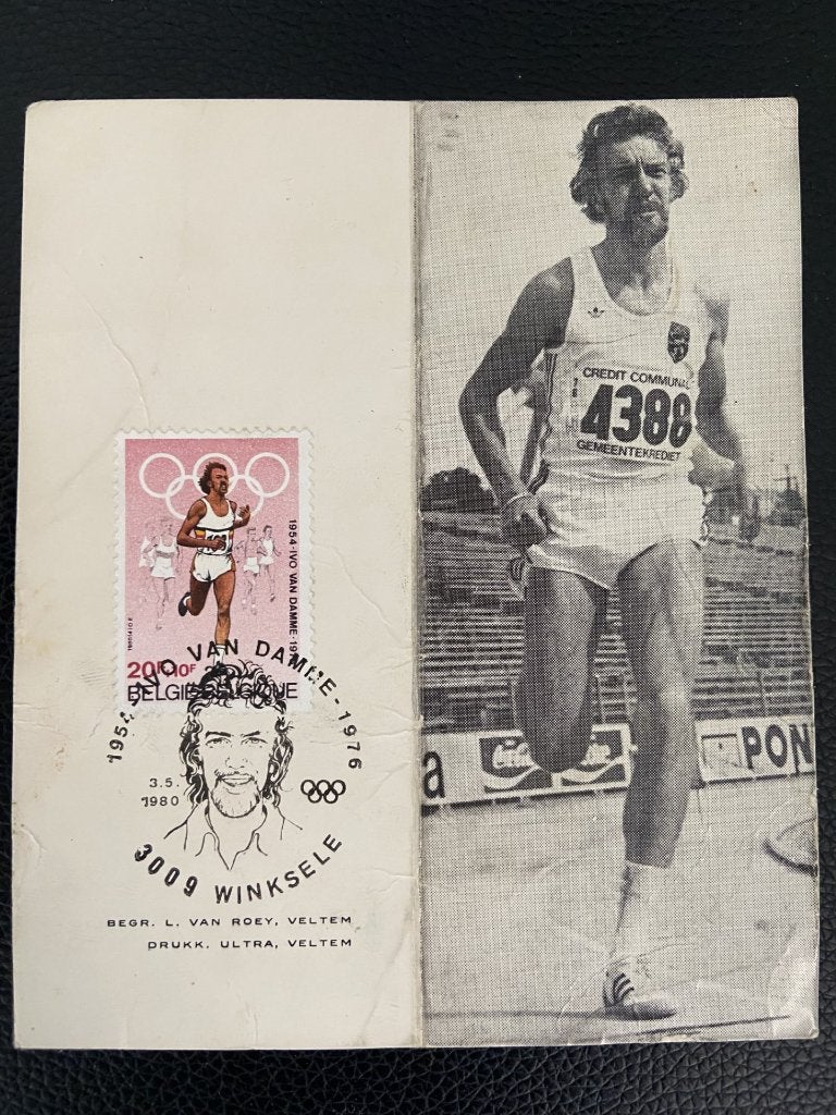 Carte de prière + tampon Yvo Van Damme, Collections, Articles de Sport & Football, Enlèvement ou Envoi, Neuf, Affiche, Image ou Autocollant