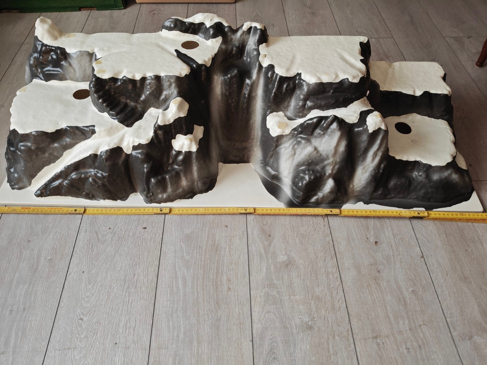 ondergrond berglandschap kerst, Hobby en Vrije tijd, Ophalen, Gebruikt