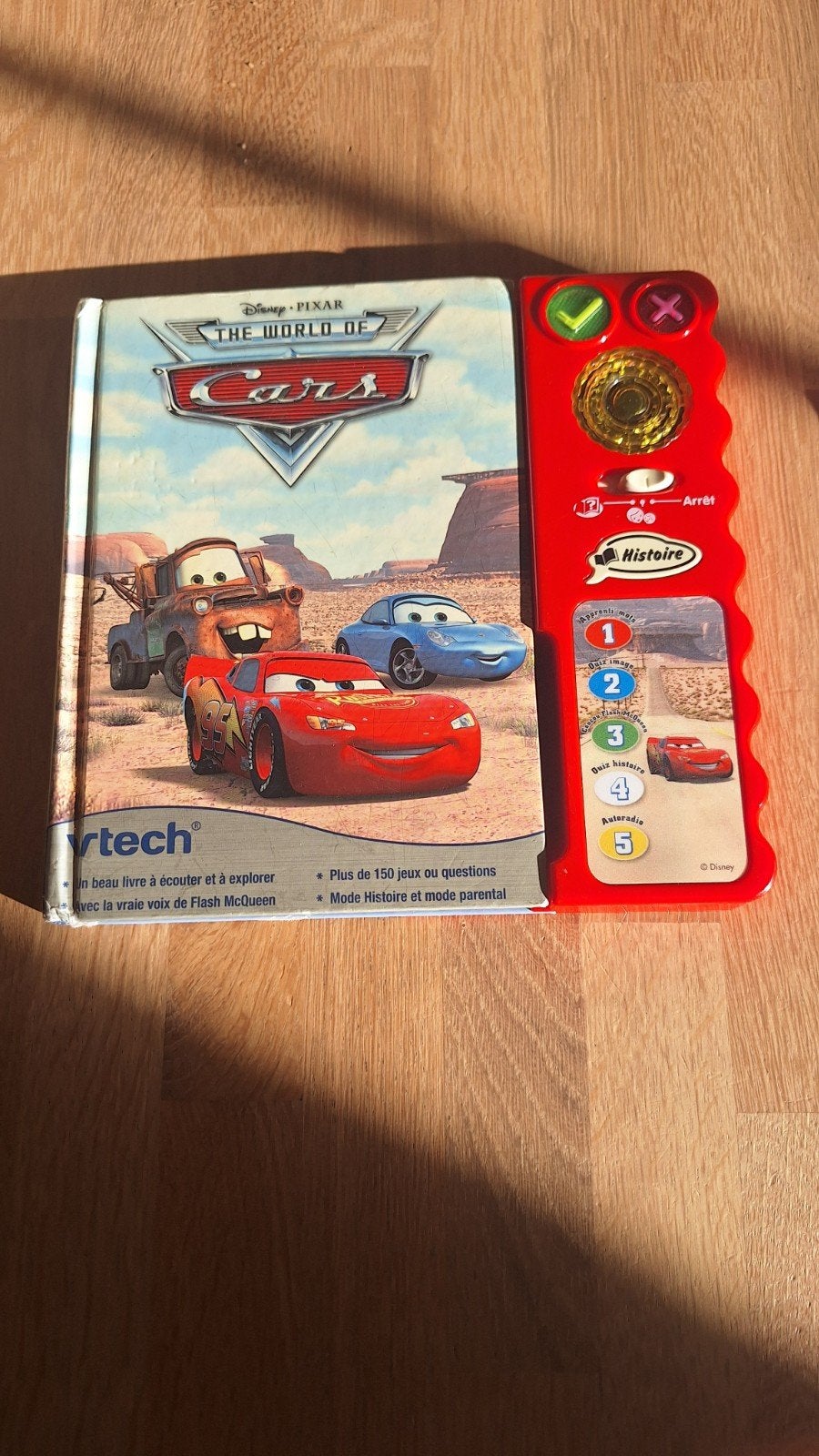 Livre interactif et sonore Cars VTech, Enlèvement, Utilisé