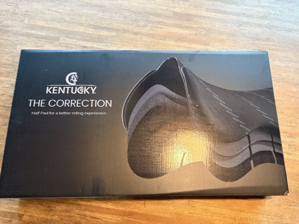 Kentucky - Zadelonderlegger Correctie Impact, Zo goed als nieuw, Kentucky, Zadelpad, Zwart