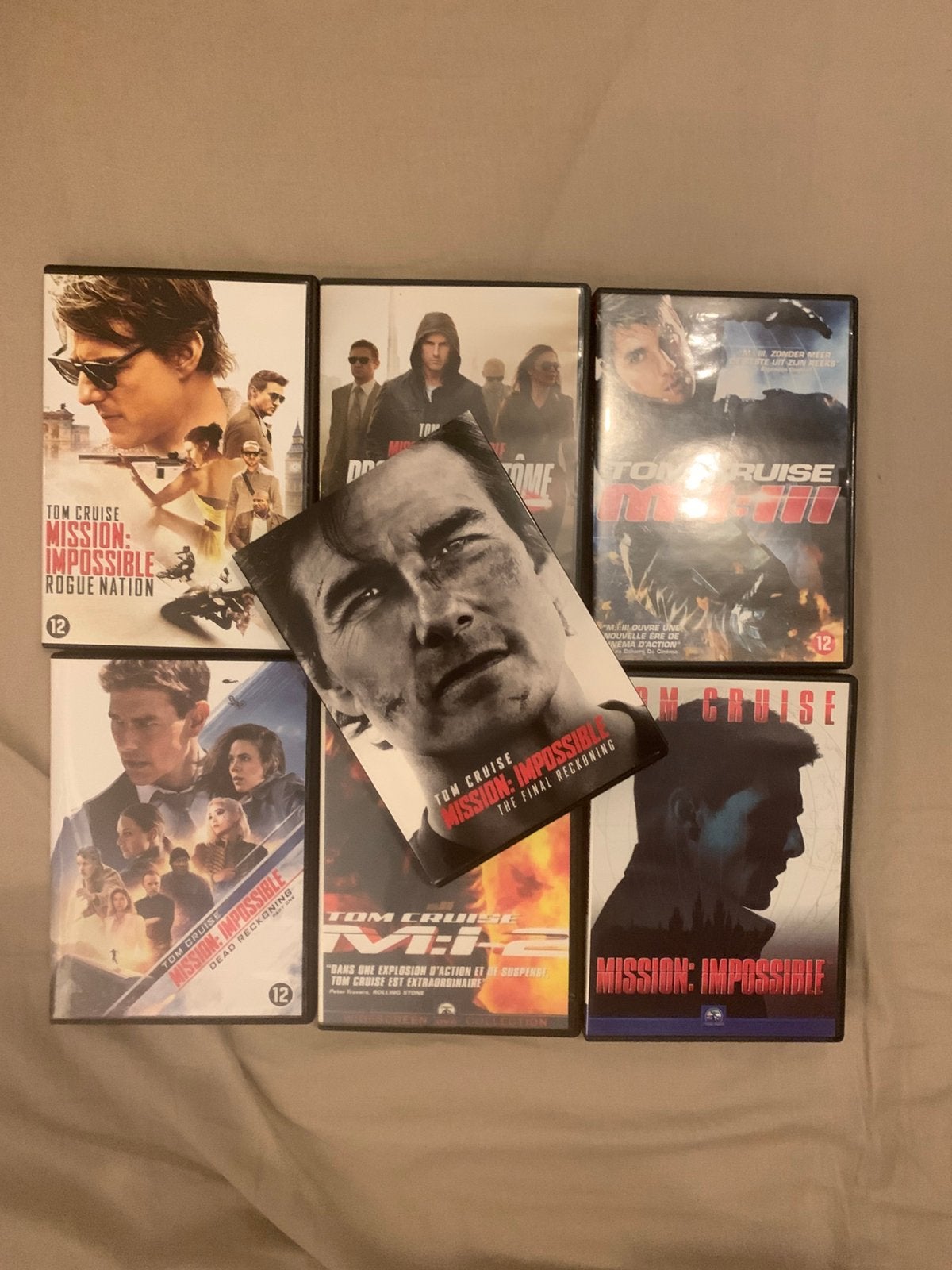 7 dvd mission impossible, Cd's en Dvd's, Ophalen, Zo goed als nieuw