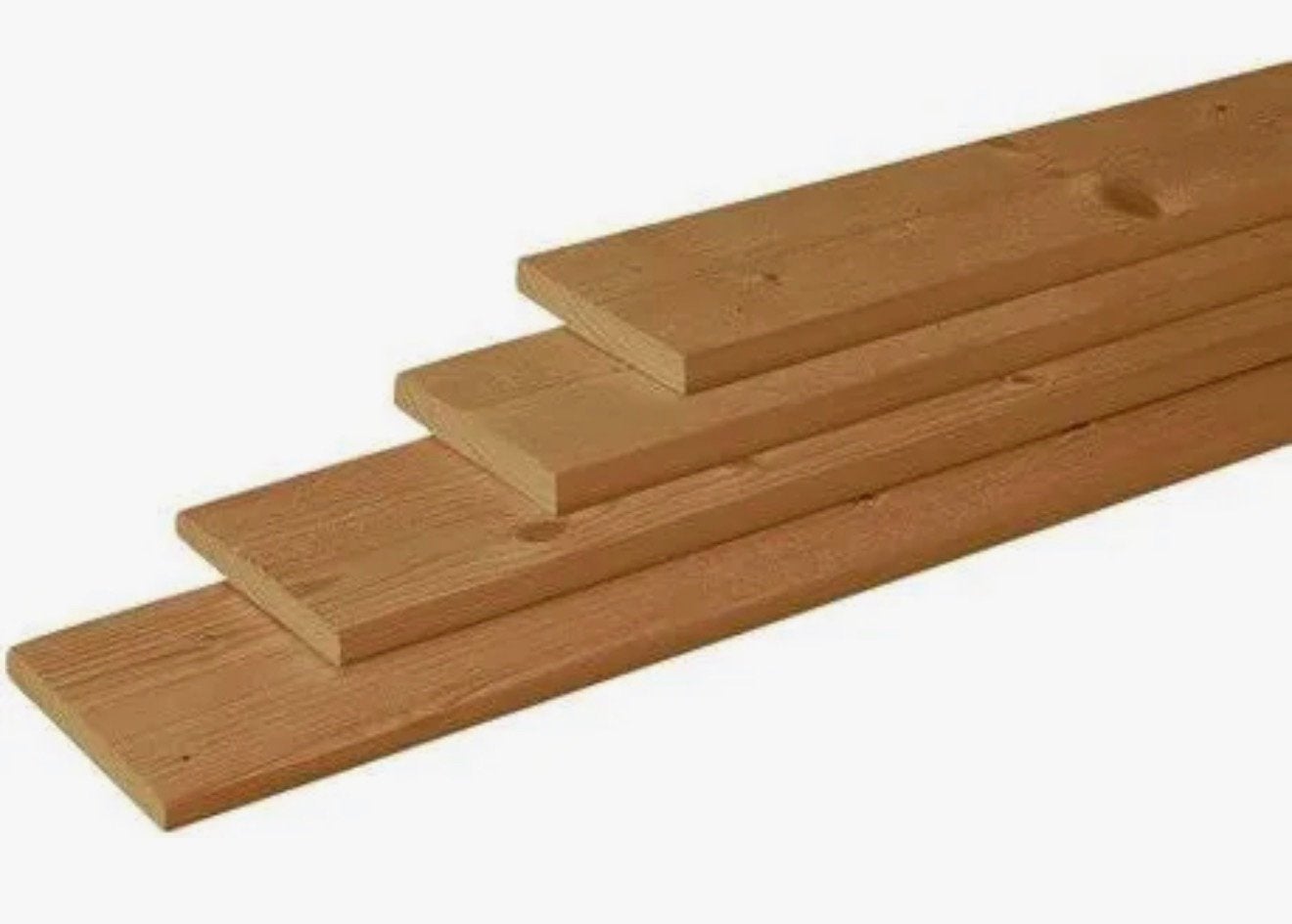 56m2 Douglas Hout geimpregneerd 3m 135x18mm, Bricolage & Construction, Bois & Planches, Neuf, Planche, 300 cm ou plus, Autres essences de bois