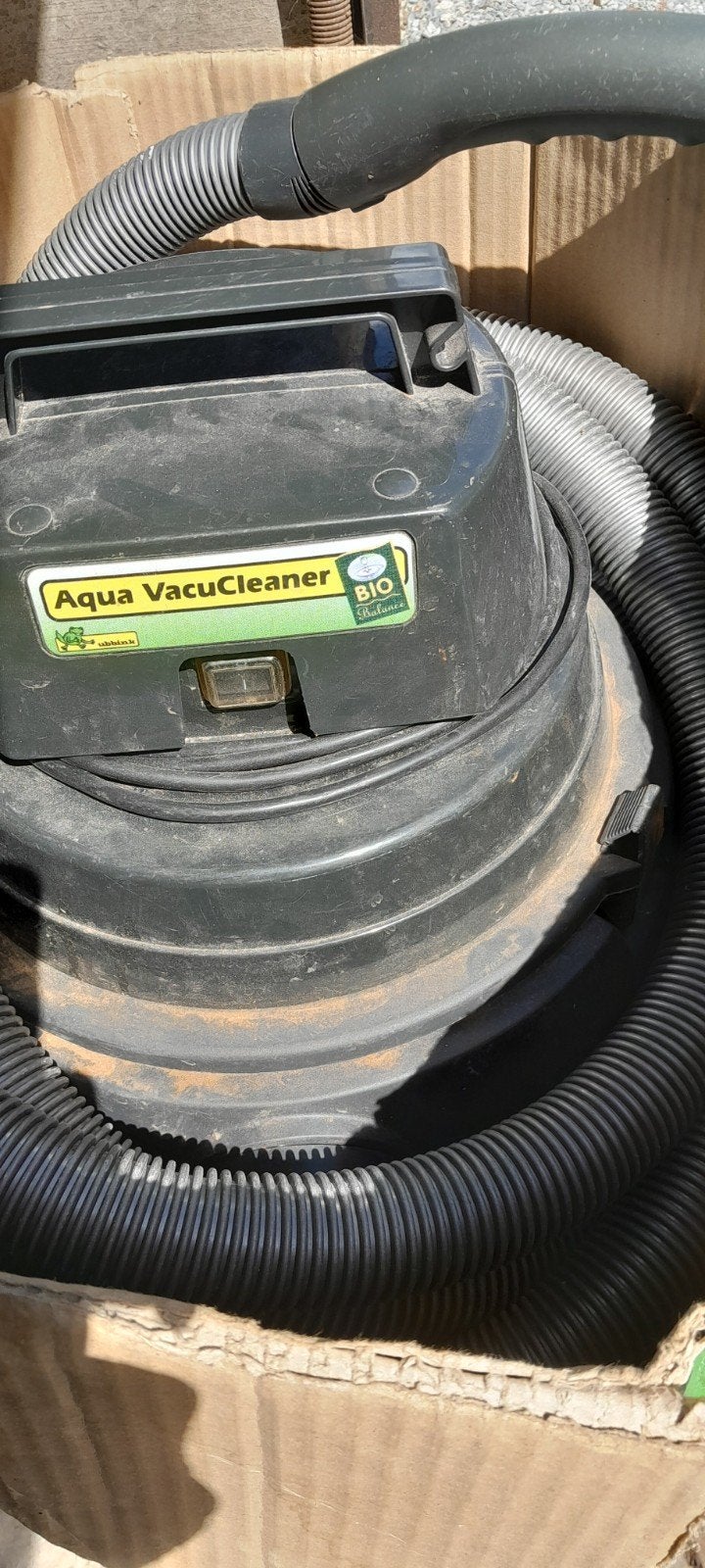 aspirateur étang, Enlèvement