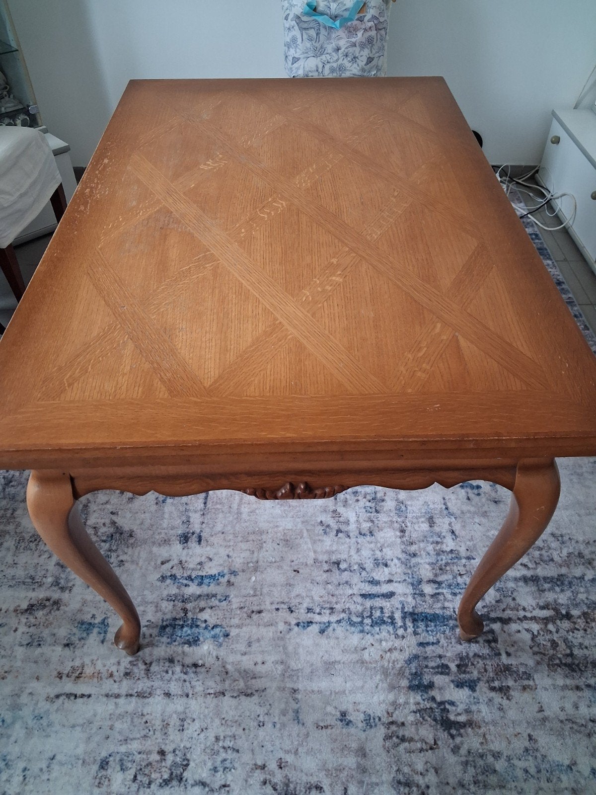 grote eettafel eiken, Huis en Inrichting, Ophalen, Zo goed als nieuw, Eikenhout