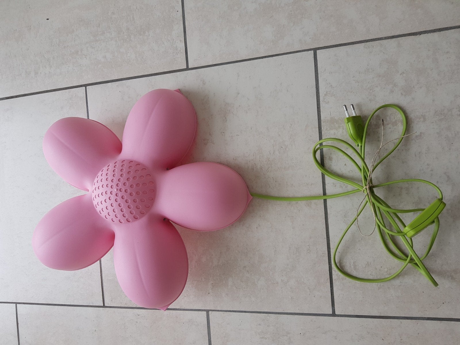 Lamp Bloem, Ophalen, Kunststof, Bedlamp, Indirect licht