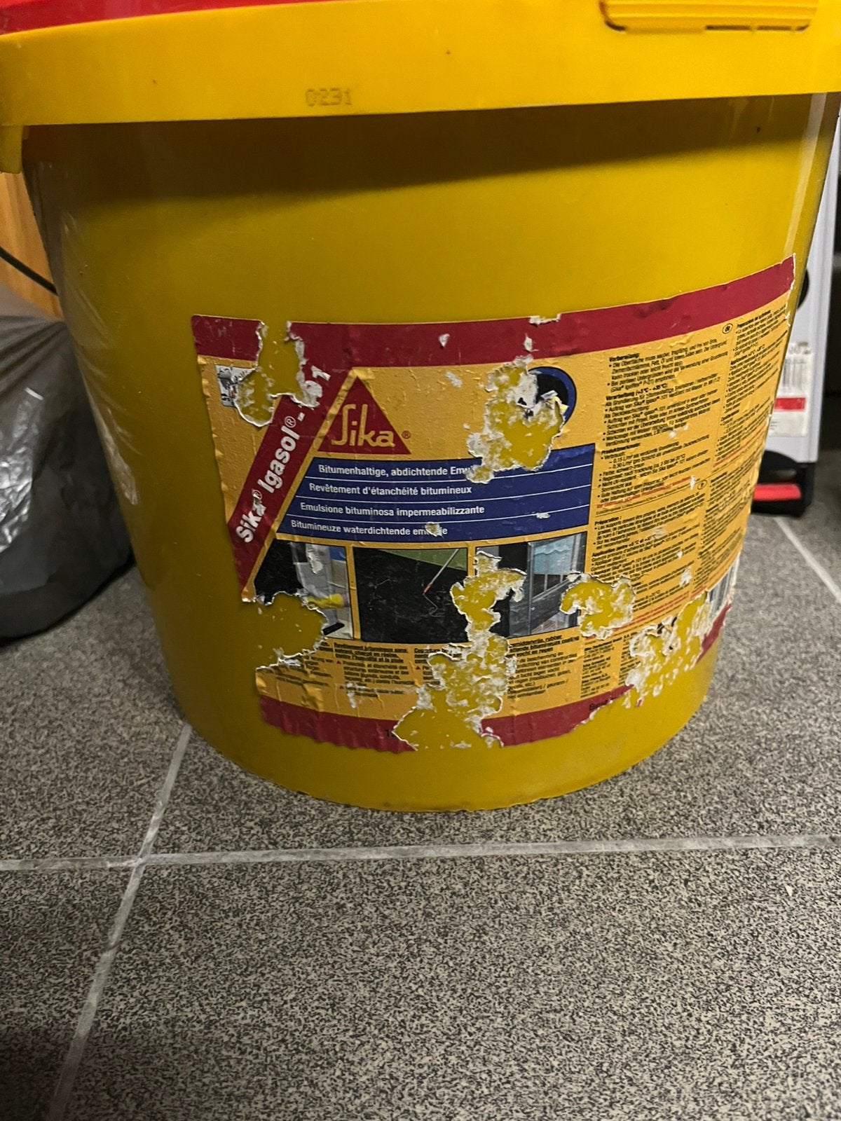 Sika 101 revetement d’étanchéité bitumeux, Ophalen, Zo goed als nieuw, Ferm