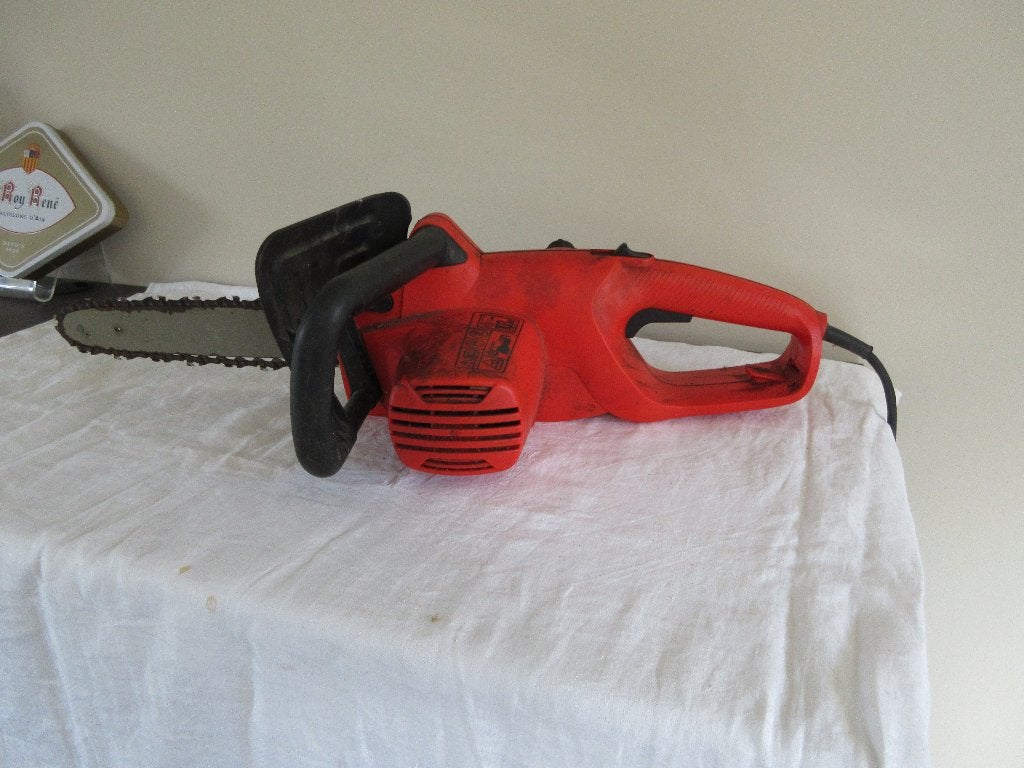 Electrische houtzaag Black & Decker blad 30 cm kettingzaag, Ophalen, Kettingzaag