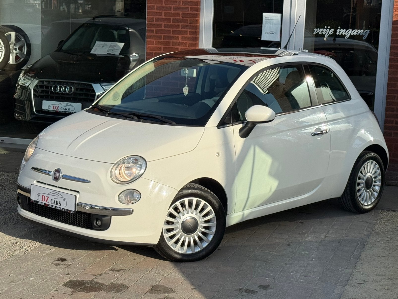 FIAT 500 1.2I 69PK |APPLE CARPLAY | NAVI | AIRCO | USB |, Voorwielaandrijving, Stof, Beige, 4 cilinders