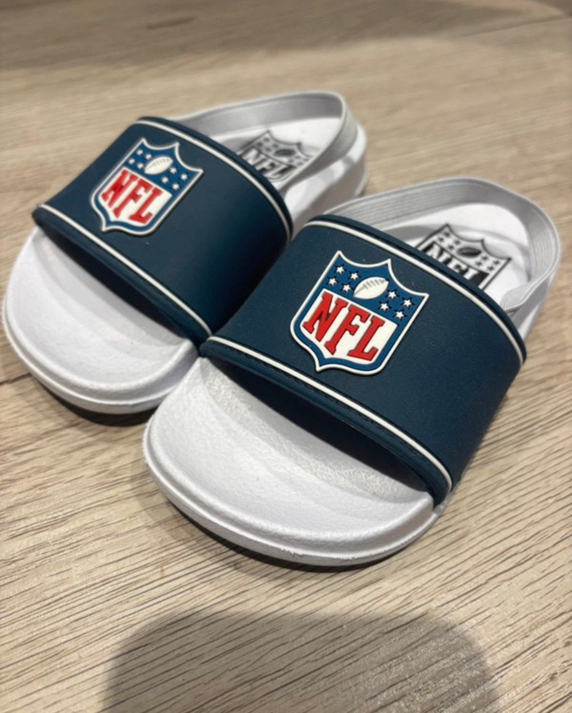 Babyslippers NFL, Kinderen en Baby's, Babykleding | Schoentjes en Sokjes, Ophalen, Zo goed als nieuw