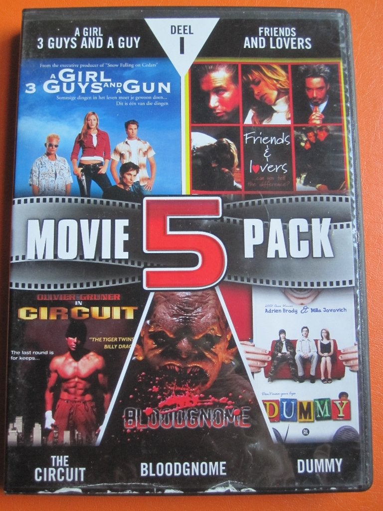 Movie 5 Pack 1 (5 films sur 1 DVD), À partir de 16 ans, Enlèvement ou Envoi, Comme neuf